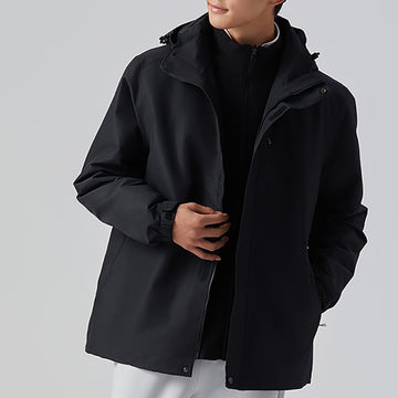 Waterproof Jacket with Removable Liner 3-in-1