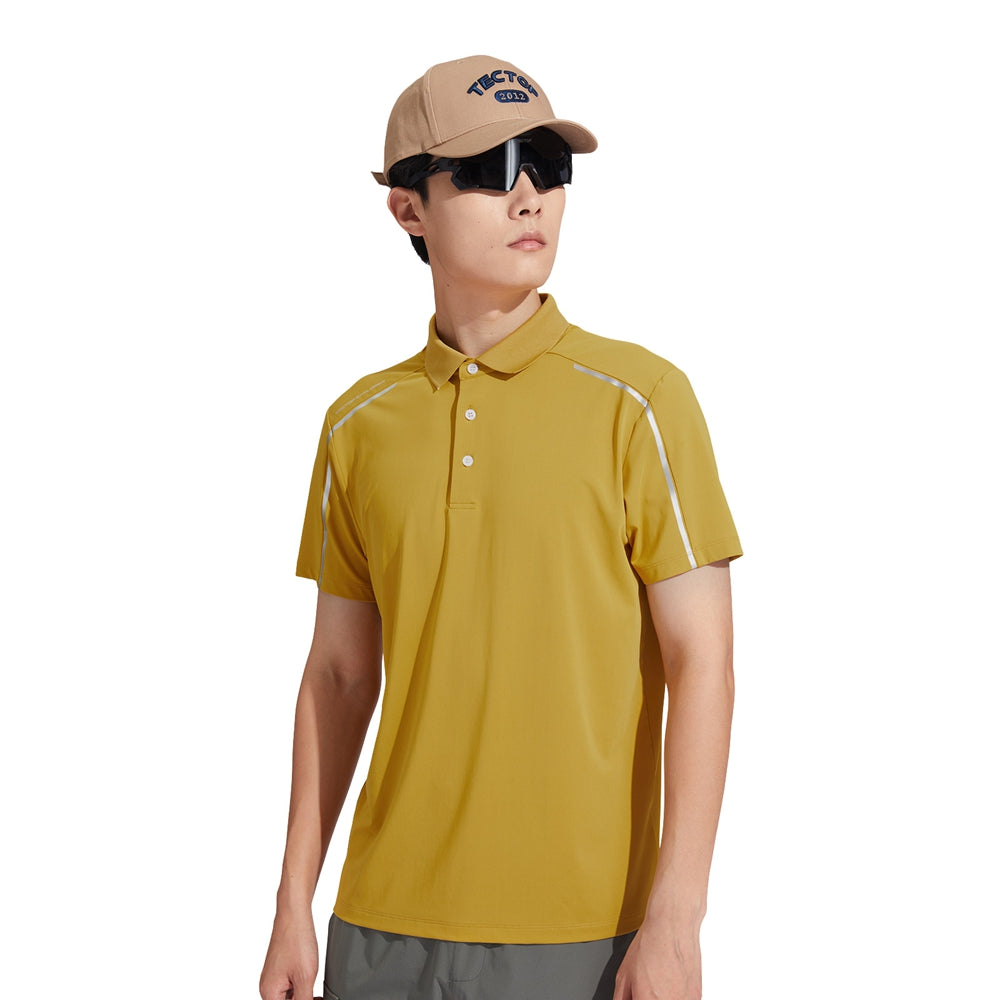 Men's Polo Shirt Short Sleeve UPF 50+ Pique Outdoor Shirt