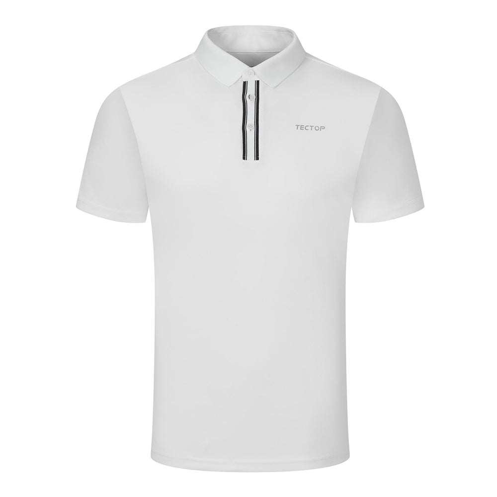 Men's Quick Dry Polo Shirts for Golf - Short Sleeve Raglan Cool Tees